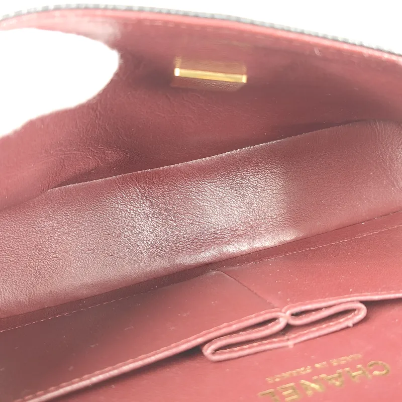Chanel Crossbody Bag Classic Flap CF Black Grained Calfskin Small 23 × 6 × 14.5 cm — detail view 4 of 11