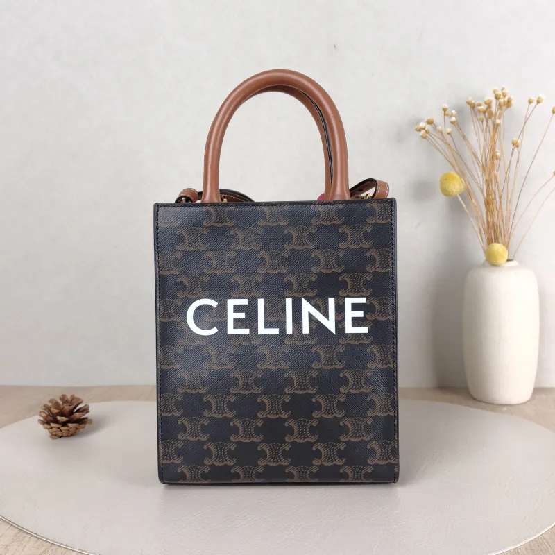 CELINE Crossbody Bag CABAS Mini Monogram PVC Mini 17 × 4 × 20.5 cm