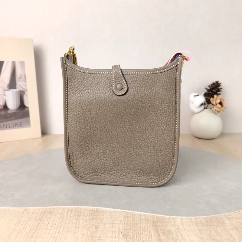 Hermès Crossbody Bag Evelyne Mini 16 Mini 16 TC Calfskin Mini 17 × 5.5 × 18 cm k Blue Shoulder Strap — cover view 2 of 6