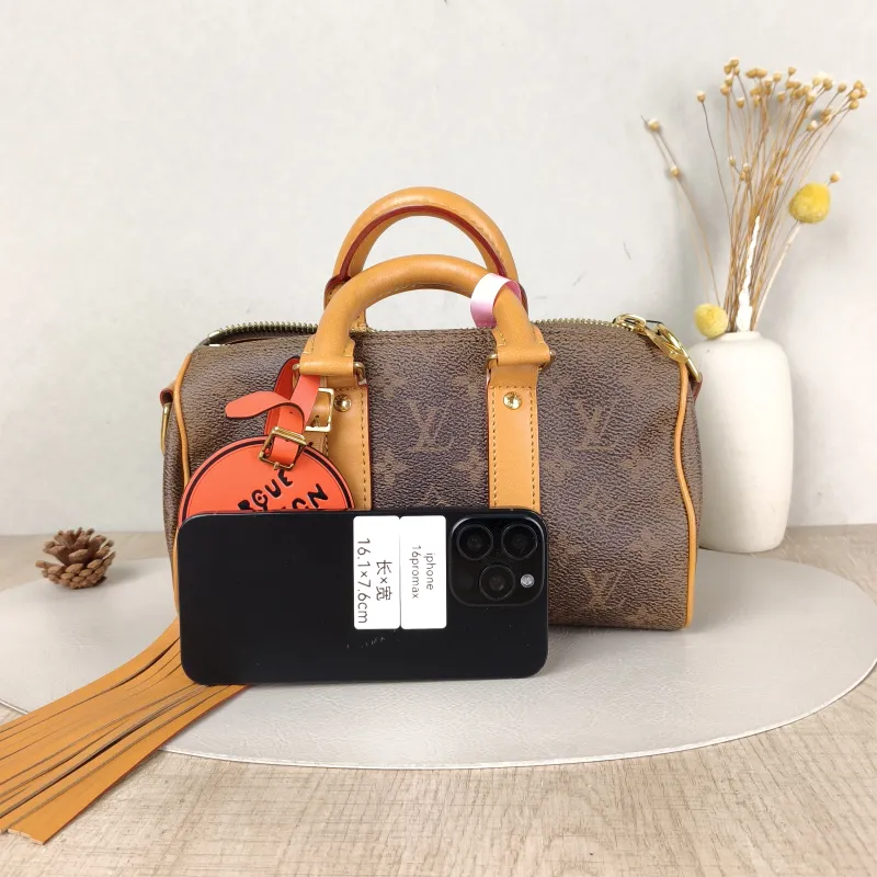 Louis Vuitton Crossbody Bag Keepall 25 Edition Brown PVC Medium25 × 11 × 15 cm — cover view 2 of 5