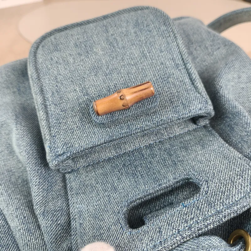 GUCCI Backpack Backpack Blue One Size22 × 8 × 25 cm — detail view 11 of 14