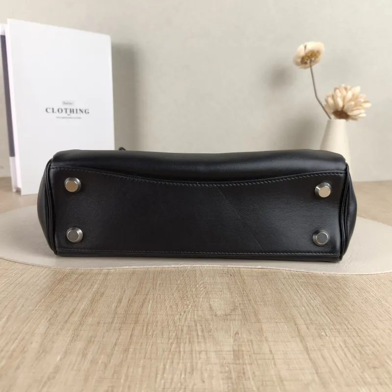 BALENCIAGA Crossbody Bag RODEO Black Calfskin Small 27 × 10 × 20 cm — cover view 4 of 5