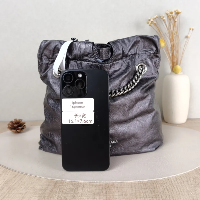 BALENCIAGA Shoulder Bag Crush Calfskin Small 25 × 9 × 26 cm — cover view 3 of 5