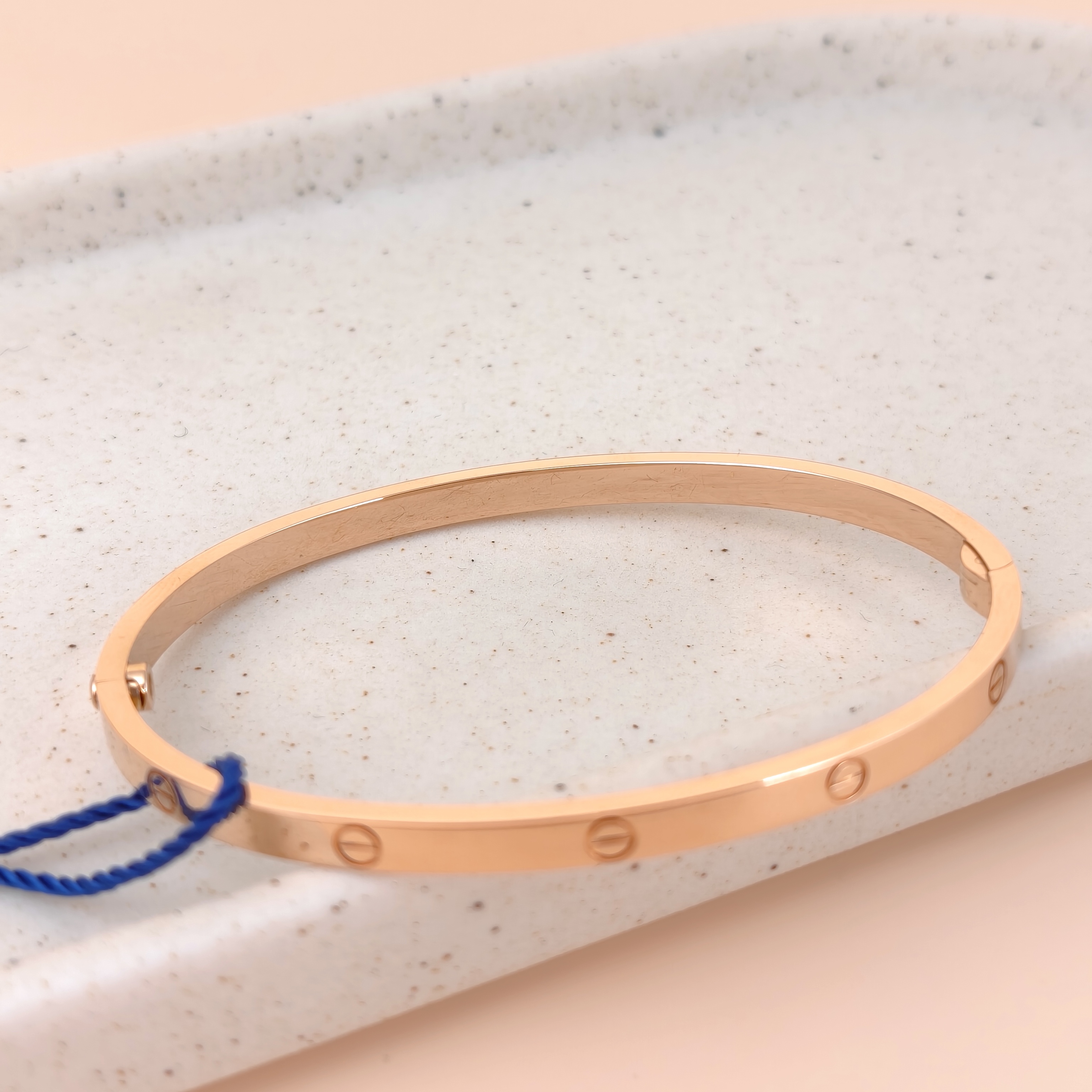 CARTIER Bangle Love Collection Bangle Rose Gold 18KR ose Gold17 US 6.1 — cover view 7 of 7