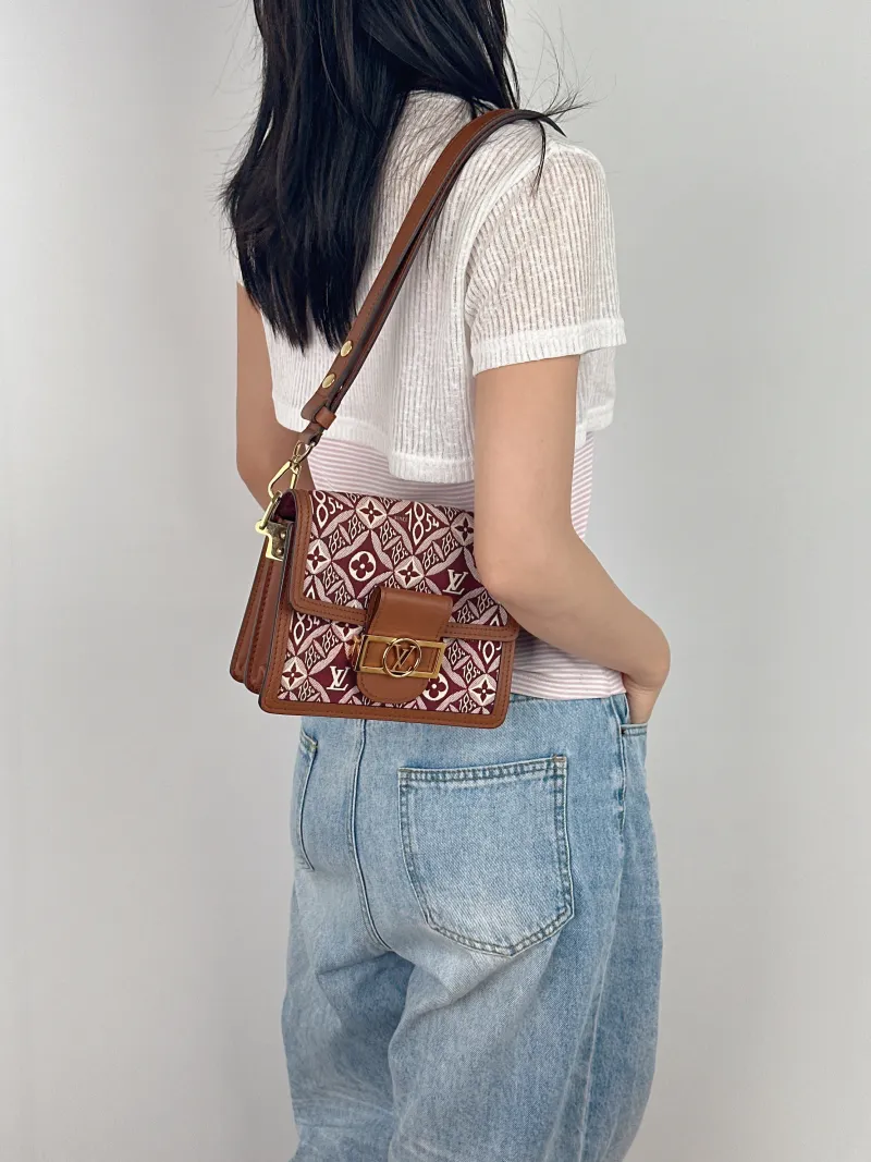 Louis Vuitton Crossbody Bag Dauphine 1854 mini20 × 9 × 15 cm — on-model view 3 of 3