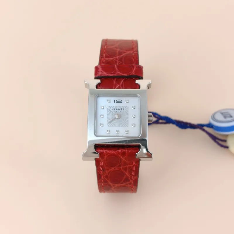 Hermès Watchh Collection Watch Silver One Size21*30mm