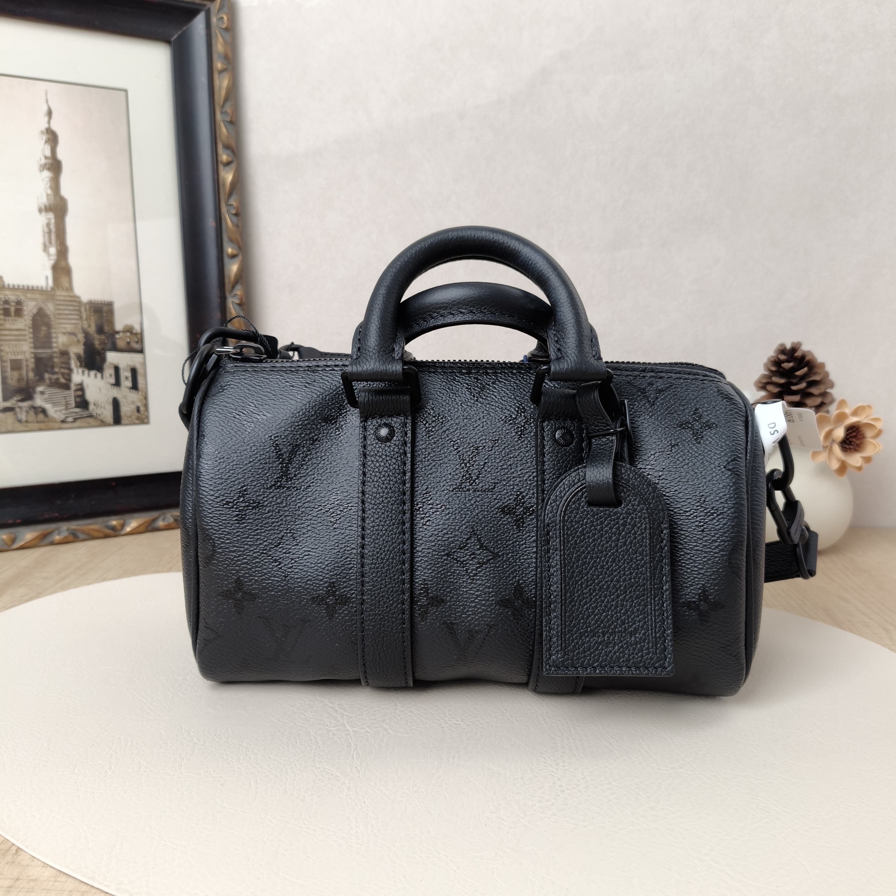 Louis Vuitton Crossbody Bag Keepall 25 PVC Medium25 × 11 × 15 cm