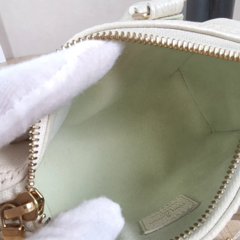Louis Vuitton Crossbody Bag Speedy Nano White · Green Empreinte Embossed Calfskinnano16 × 7.5 × 10 cm — detail view 3 of 10