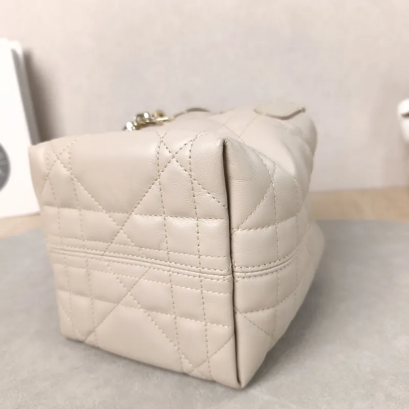 DIOR Top Handle Bag TOUJOURS Edition Beige Calfskinmini13 × 12 × 15 cm — detail view 2 of 15