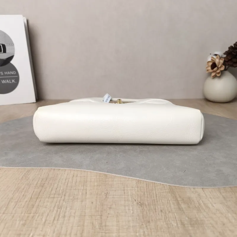 Chanel Crossbody Bag 31Bag White Gold Waxed Leather Mini 23 × 5.5 × 22 cm — cover view 4 of 5