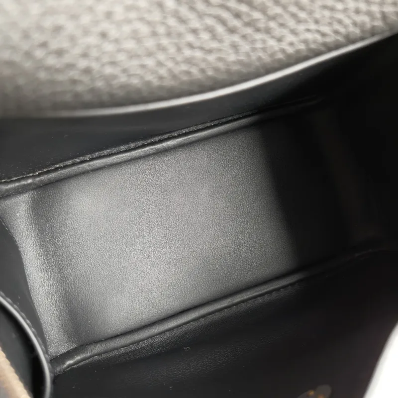 Hermès Shoulder Bag Lindy Mini 19 89Noir Black Taurillon Clemence TC Calfskin Mini 19 × 9 × 13 cm G — detail view 5 of 11