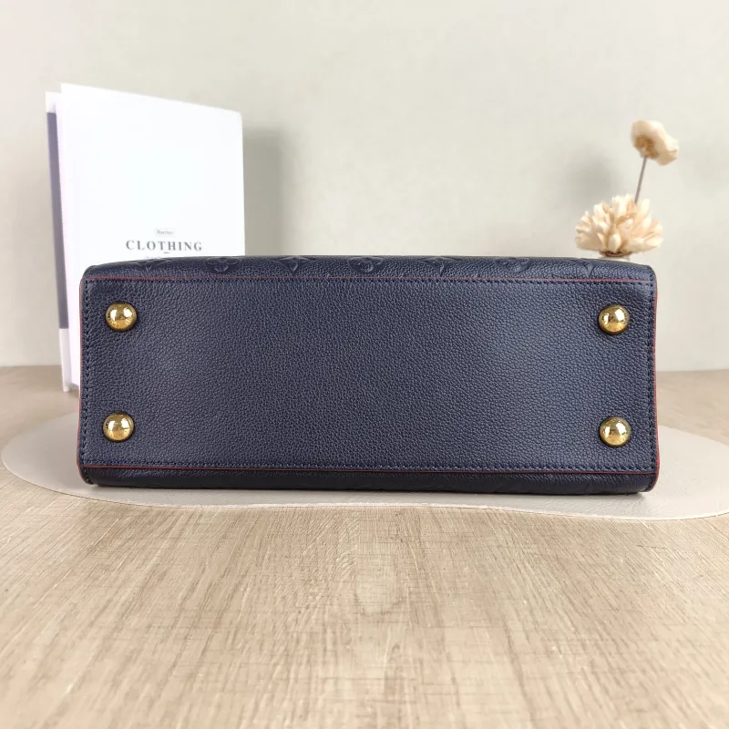 Louis Vuitton Top Handle Bag Pont Neuf Top Handle Bag Blue Calfskin 30 × 11 × 24.5 cm — cover view 2 of 5