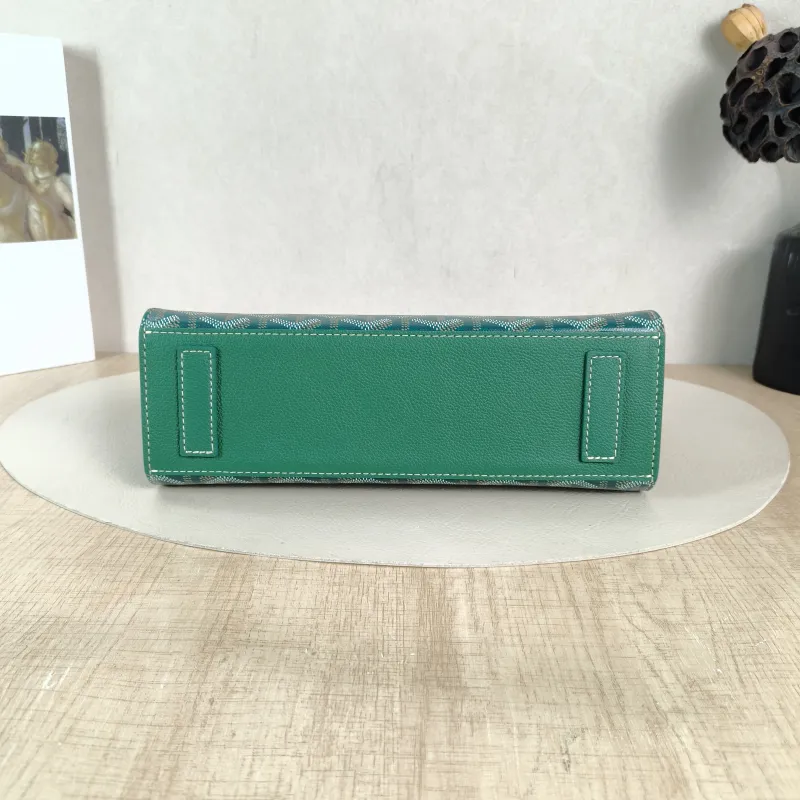 GOYARD Shoulder Bag Rouette Shoulder Bag Green ine Canvas Small 25.5 × 9 × 18 cm — cover view 2 of 6