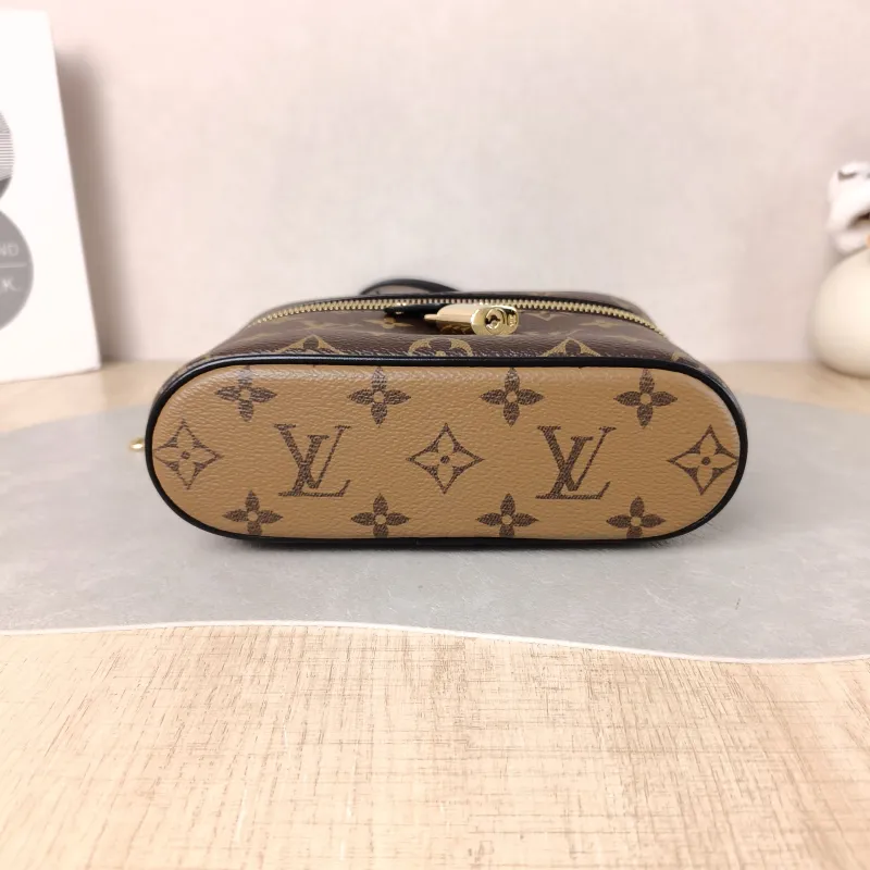 Louis Vuitton Shoulder Bag VANITY POUCH Cosmetic Bag Monogram PVC 19 × 6.5 × 11.5 cm — cover view 4 of 6