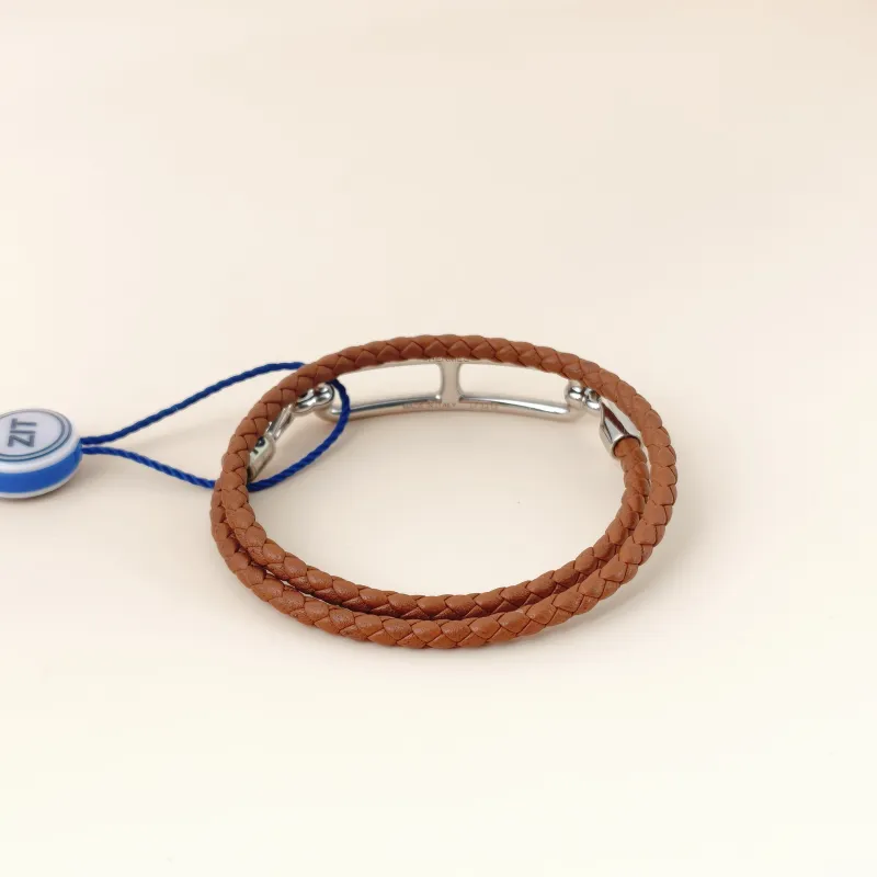 Hermès Bangle Roulis Bangle Brown One Size 33.5cm — cover view 2 of 8