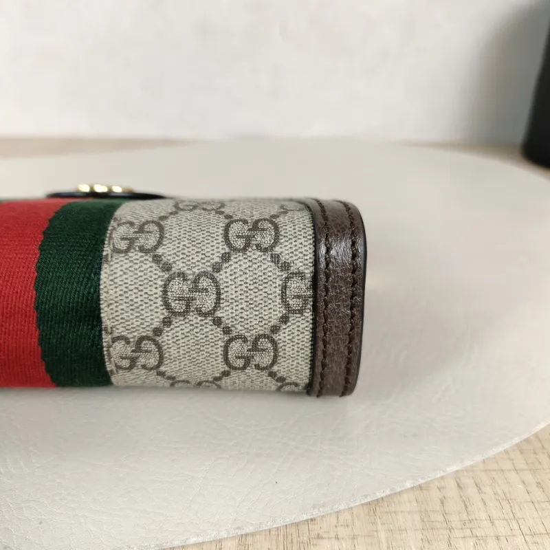 GUCCI Crossbody Bag Ophidia Monogram PVC 18.5 × 5.5 × 13 cm — detail view 3 of 12