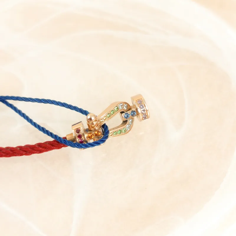 FRED Bracelet Force 10 Collection Bracelet 18KR ose Gold Medium 16cm — cover view 5 of 6