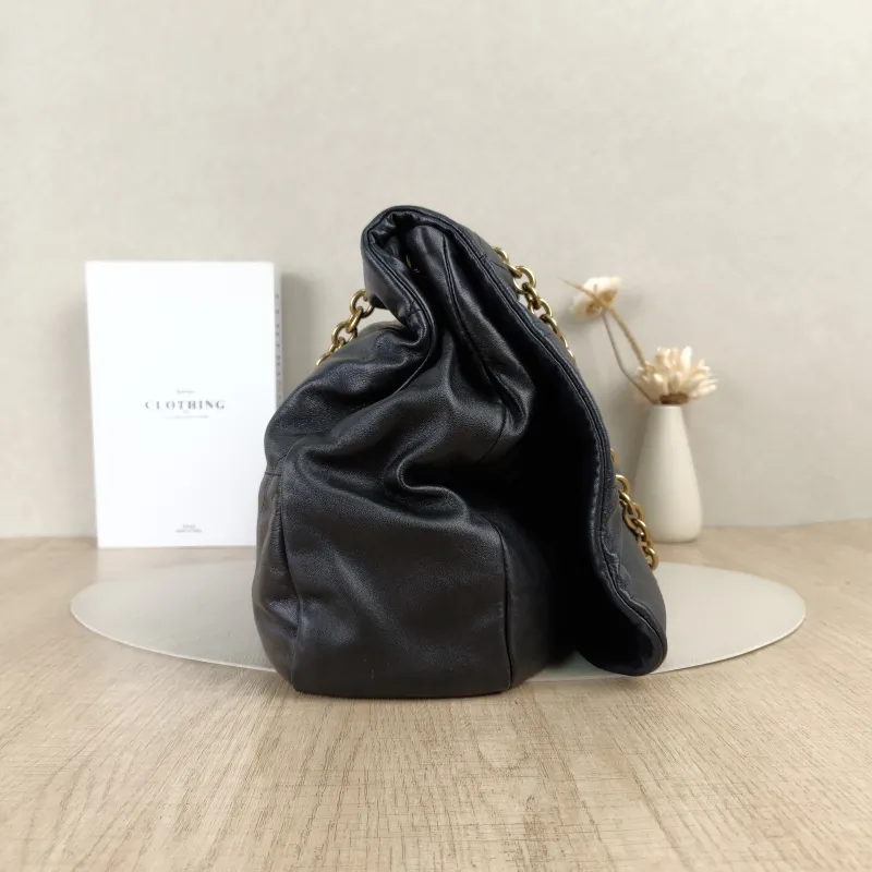 SAINT LAURENT Crossbody Bag JAMIE Black SL ambskin Large43 × 9 × 29 cm — cover view 6 of 8