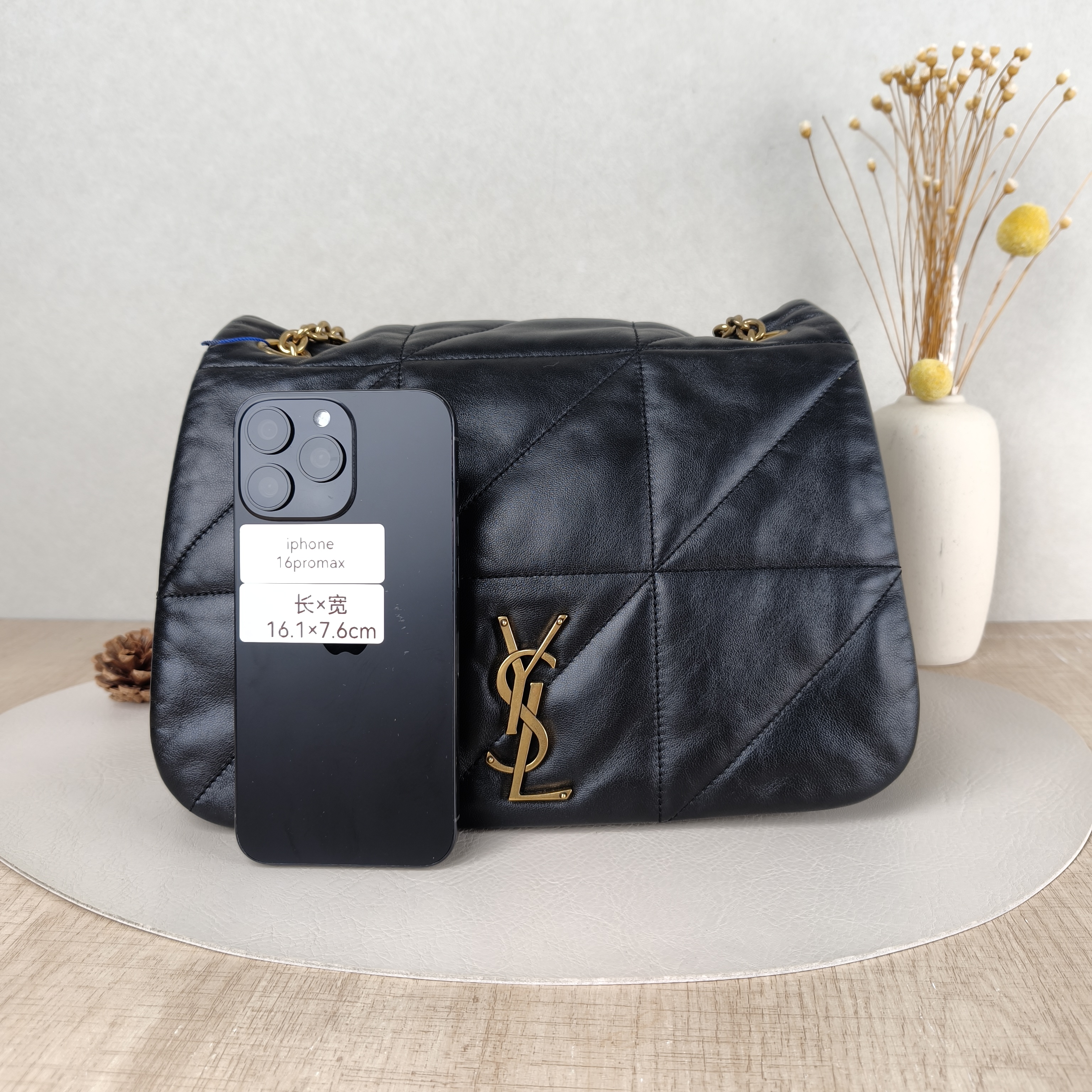 SAINT LAURENT Crossbody Bag Jamie 4.3 Chain Bag Black SL ambskin Medium29 × 9.5 × 21 cm — cover view 3 of 5