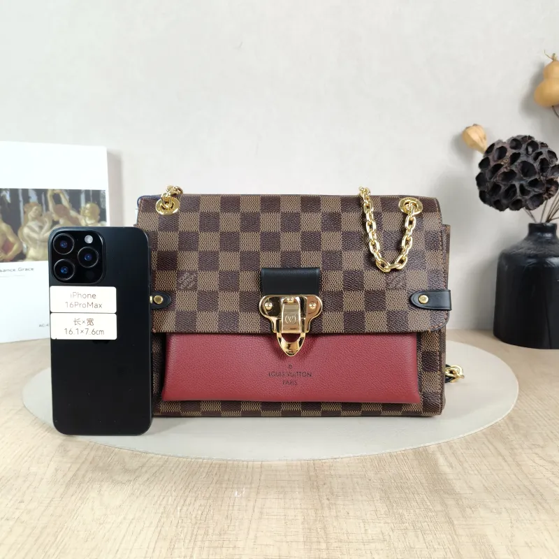 Louis Vuitton Shoulder Bag VAVIN Red · PVC Small25 × 9.5 × 17 cm — cover view 4 of 6
