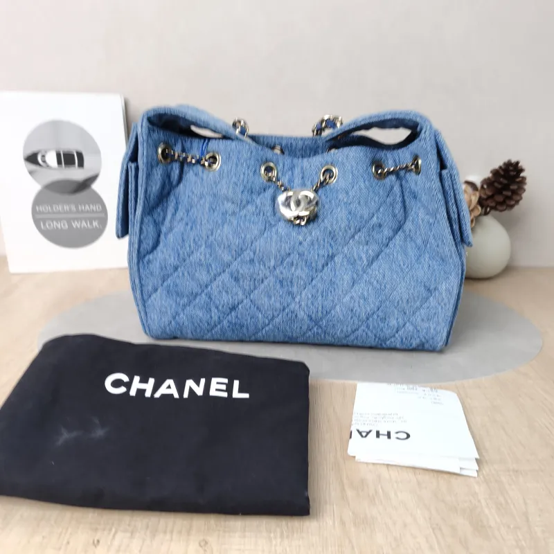 Chanel Shoulder Bag 25Bag Blue Small 26 × 14 × 30 cm — cover view 5 of 6