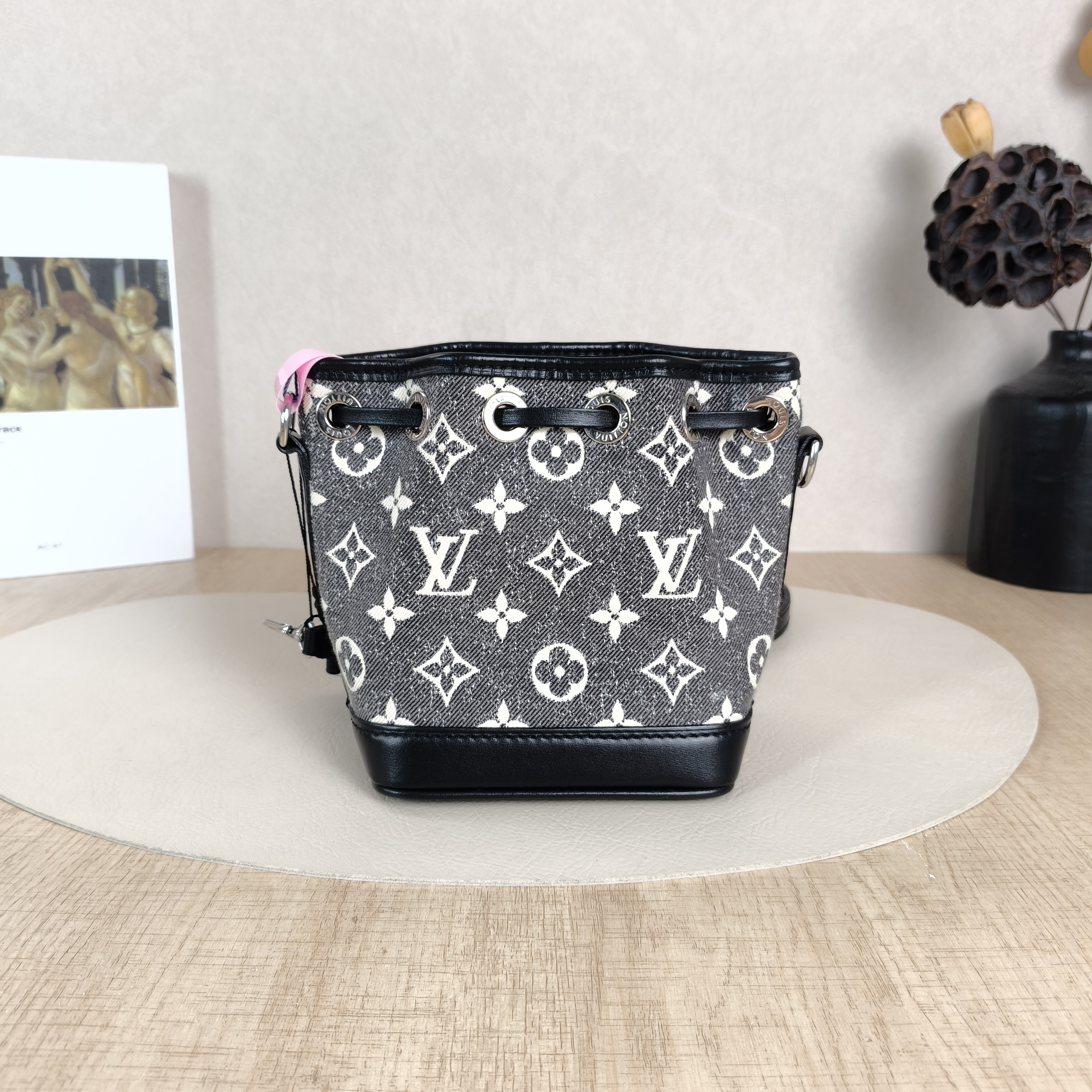 Louis Vuitton Crossbody Bag NANO NOÉ Bucket Bag Nano Dark Grey nano13 × 10 × 16 cm — cover view 3 of 5