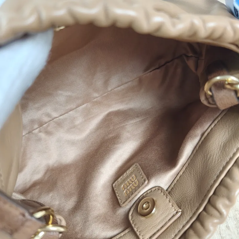 Miumiu Shoulder Bag Aventure Shoulder Bag Caramel Lambskin 22 × 9 × 11 cm — detail view 1 of 11