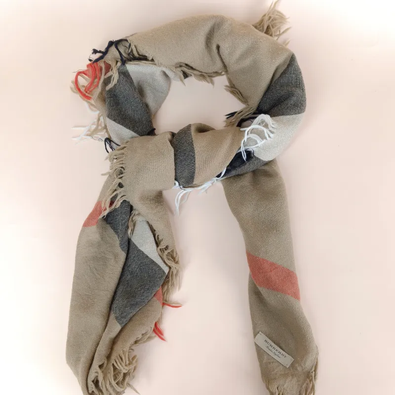 BURBERRY Scarf Scarf Wool One Size 110*110cm