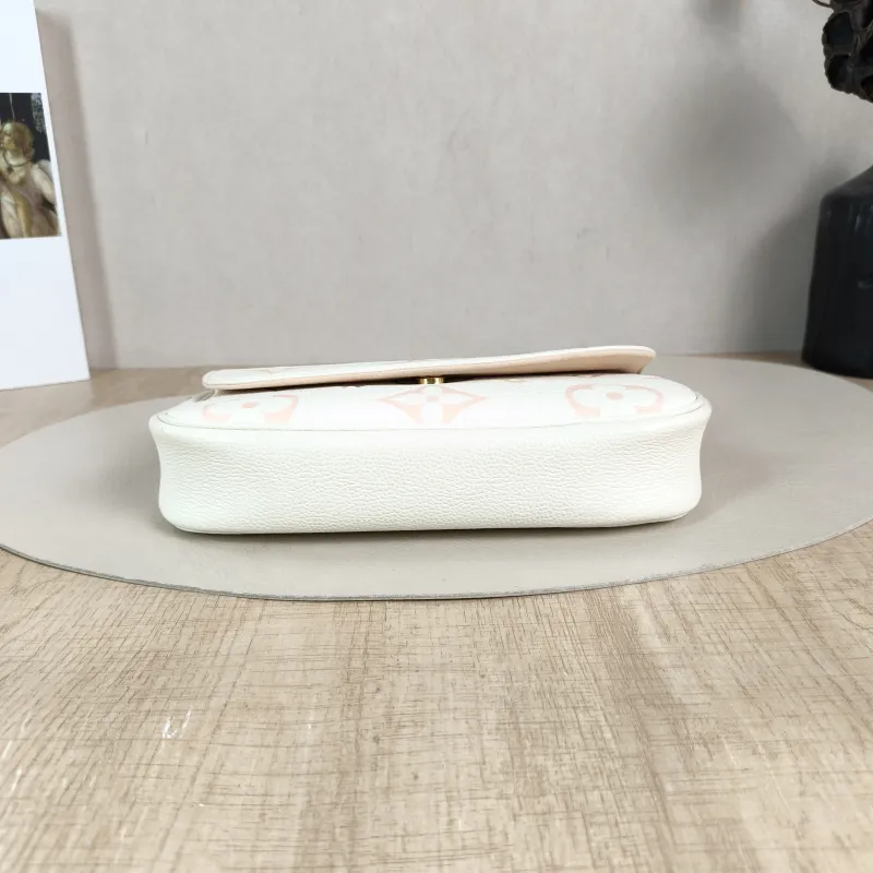 Louis Vuitton Crossbody Bag IVY White · Pink Empreinte Embossed Calfskin Small 23.5 × 4.3 × 12 cm — cover view 5 of 5