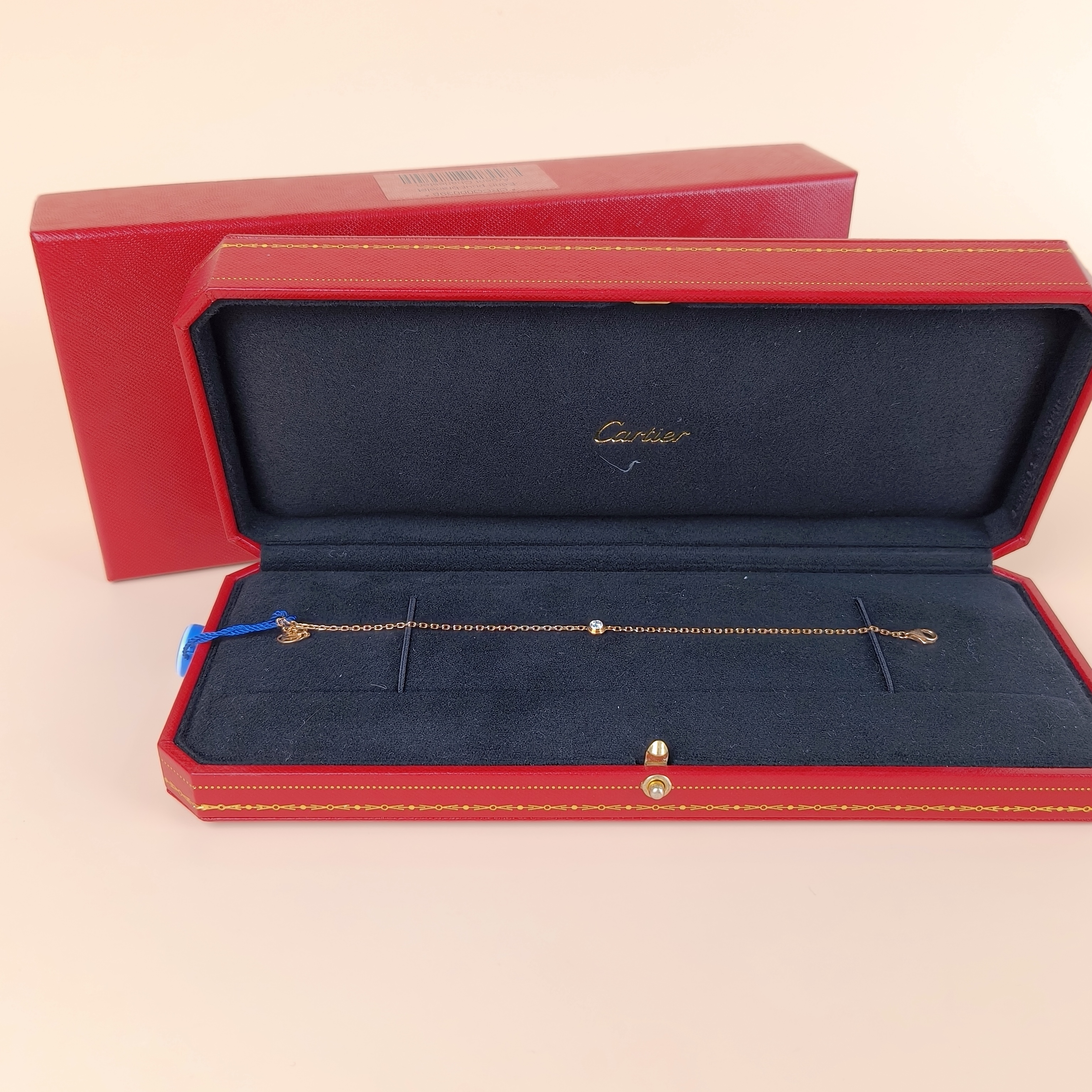 CARTIER Bracelet d'Amour Bracelet Rose Gold Diamond18KR ose Gold Medium0.5*16.5-18.5 0.13ct — cover view 9 of 9