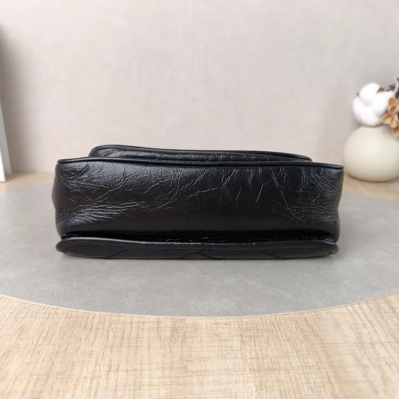 SAINT LAURENT Crossbody Bag Niki D Waxed Leather Calfskin Small21 × 7.5 × 16 cm — cover view 4 of 5