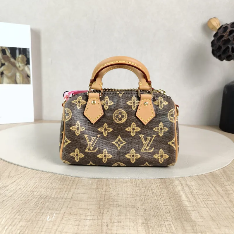 Louis Vuitton Crossbody Bag Speedy Nano PVC nano 16 × 7.5 × 10 cm — cover view 2 of 6