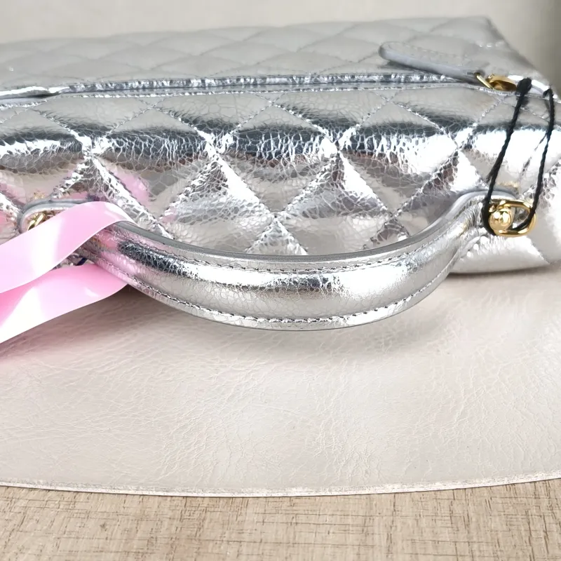 Chanel Crossbody Baglp Box Bag Top Handle Crossbody Bag Silver Calfskin One Size19.5 × 5 × 17 cm — detail view 8 of 13