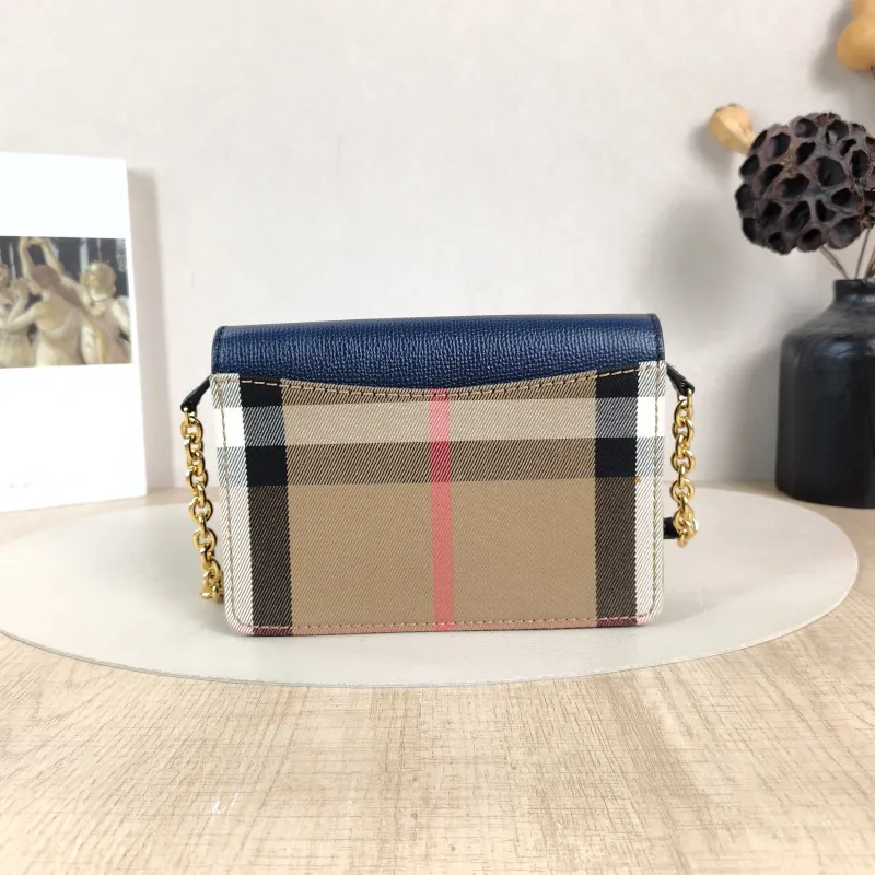 BURBERRY Crossbody Bag Crossbody Bag Colorblock Canvas One Size19 × 4 × 13 cm — cover view 5 of 5