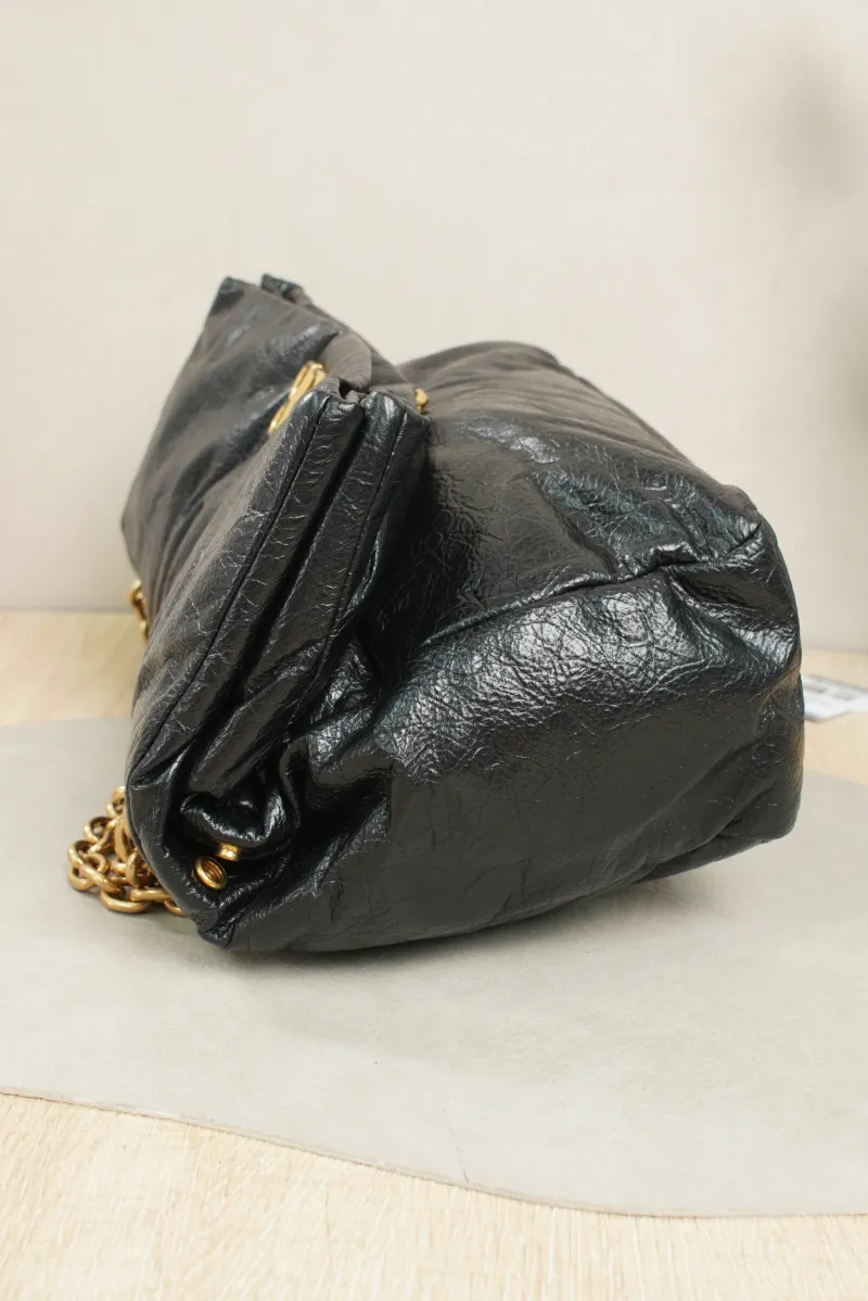 BALENCIAGA Shoulder Bag MONACO Chain Bag Black Calfskin28 × 10 × 18 cm — detail view 9 of 31