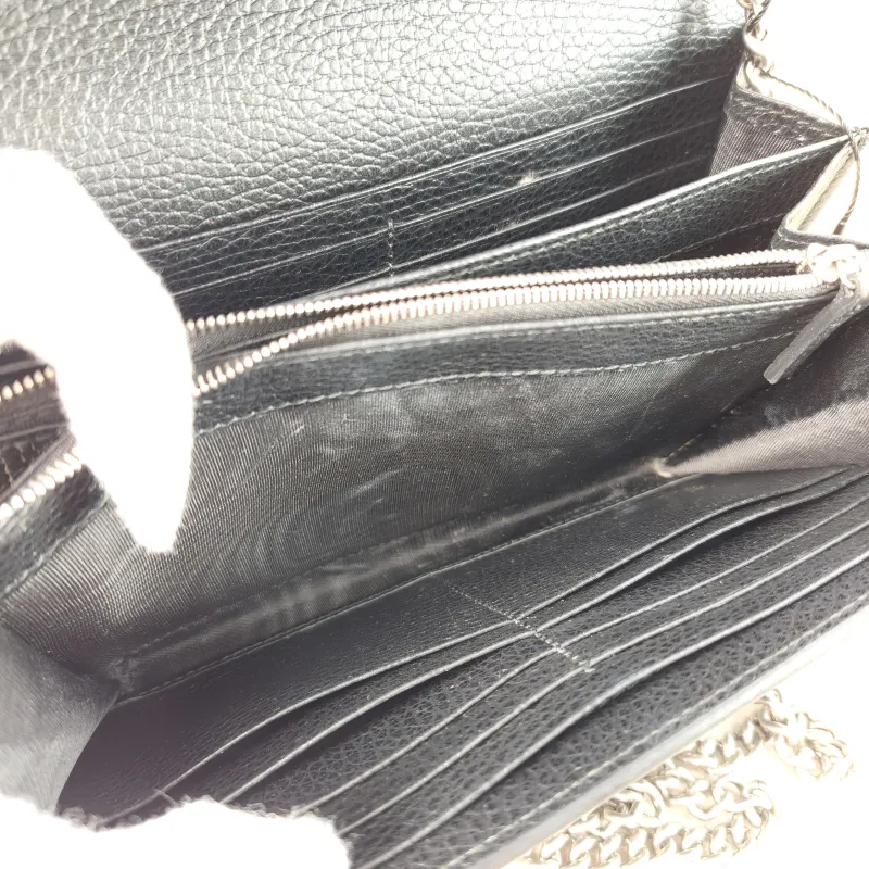 GUCCI Crossbody Bag Dionysus Collection Wallet woc Black Calfskin Mini 20 × 5 × 13 cm — detail view 11 of 13