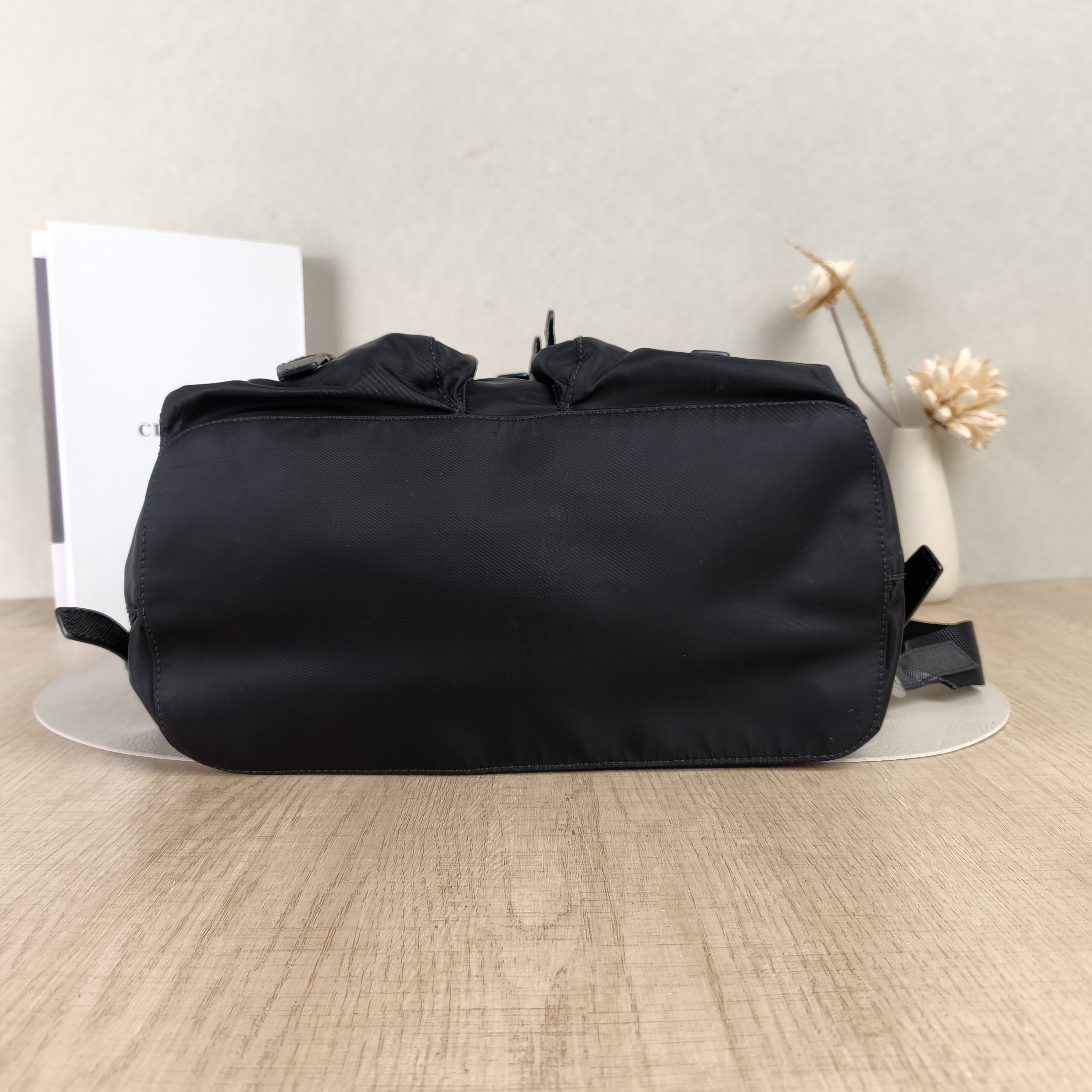 PRADA Backpack Collection Nylon Backpack Black Nylon One Size29 × 14.5 × 34 cm — cover view 2 of 5