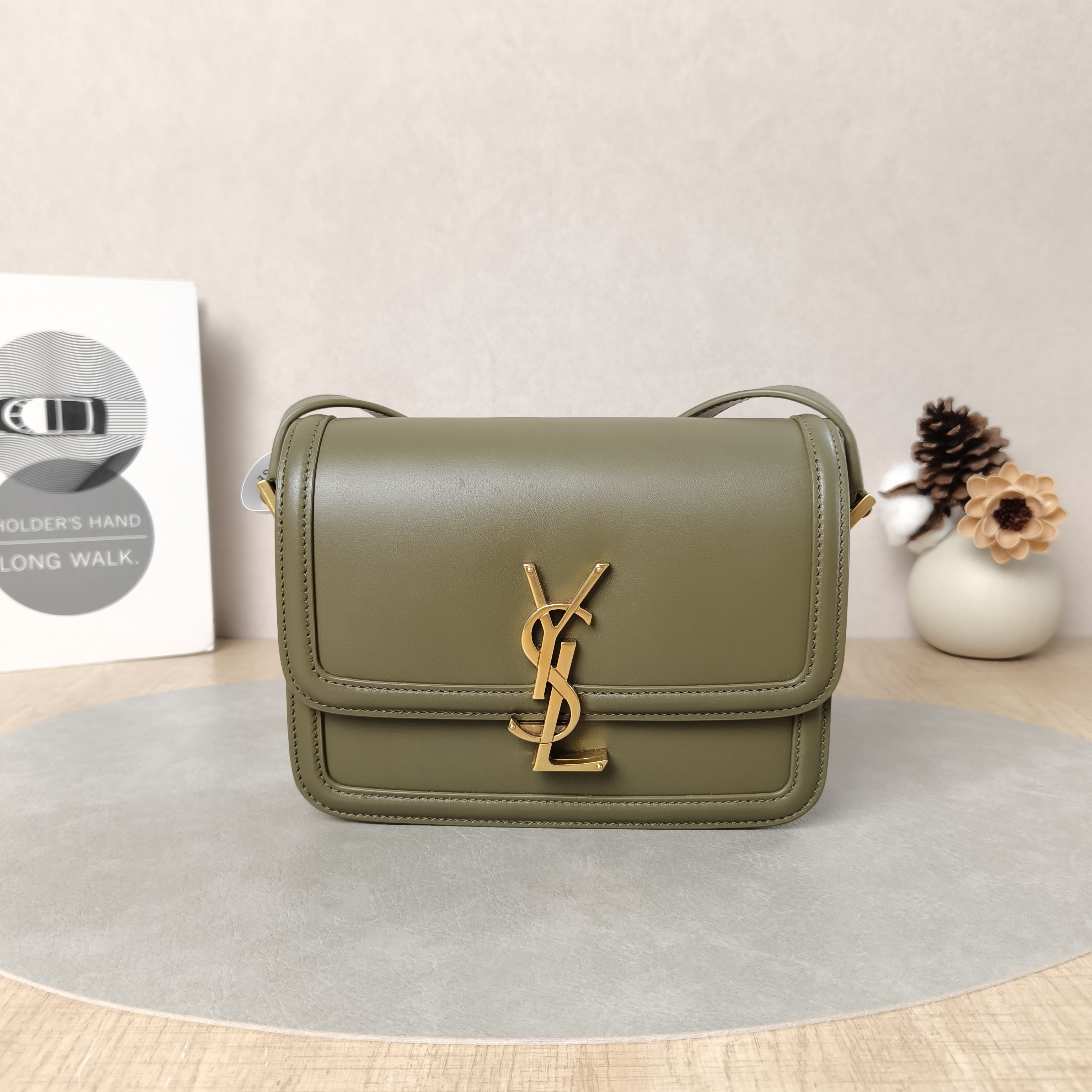 SAINT LAURENT Crossbody Bag Solferino Box Shoulder Bag Calfskin Small19 × 5 × 13 cm