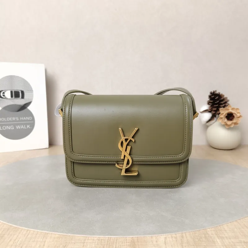 SAINT LAURENT Crossbody Bag Solferino Box Shoulder Bag Calfskin Small19 × 5 × 13 cm