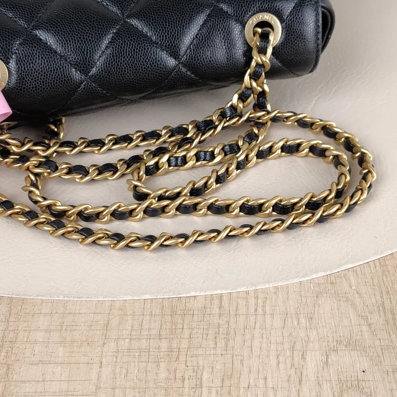 Chanel Backpackado Backpack Black Grained Calfskin One Size20 × 8 × 22 cm — detail view 3 of 13