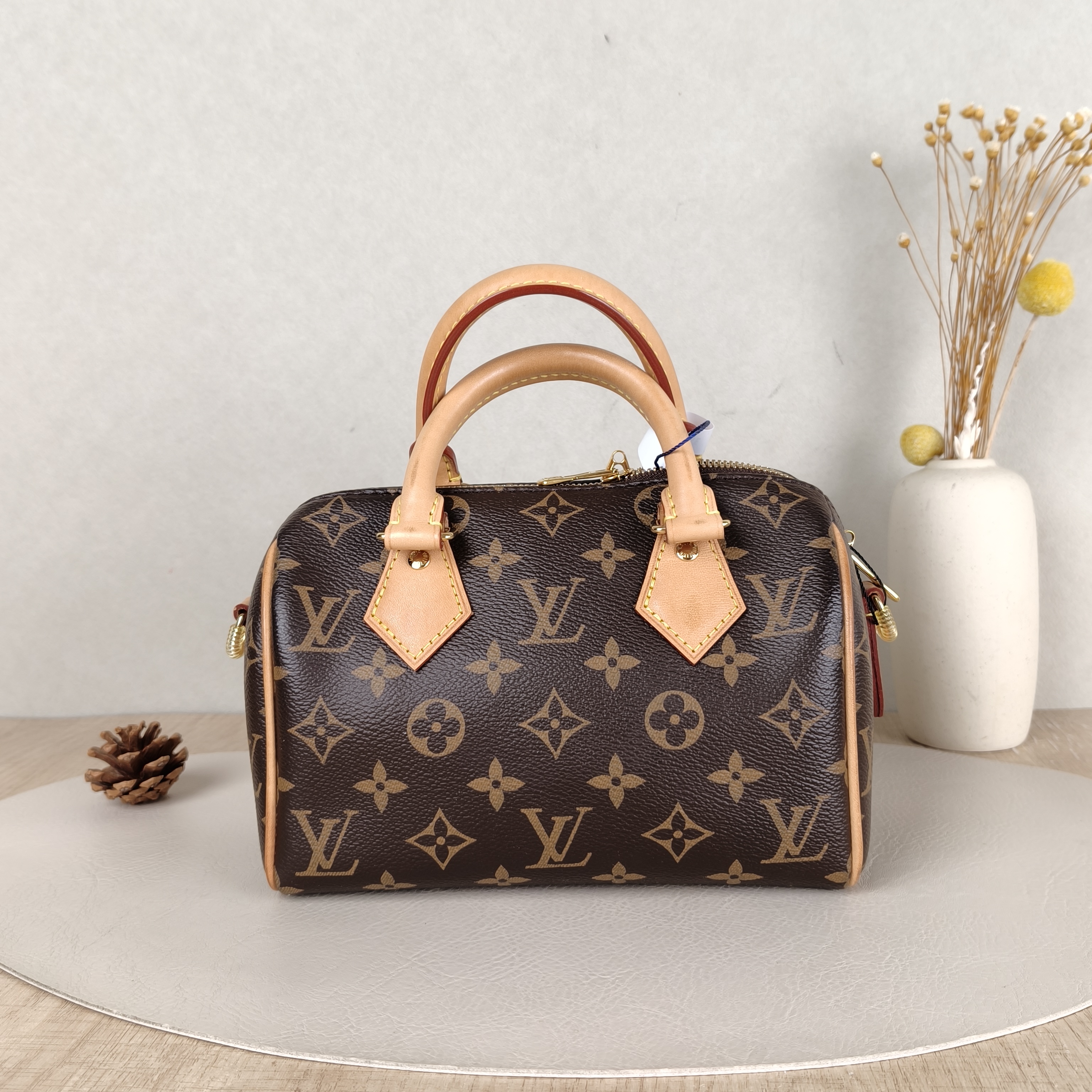 Louis Vuitton Crossbody Bag Speedy20 Shoulder Strap PVC Small20.5 × 12 × 13.5 cm