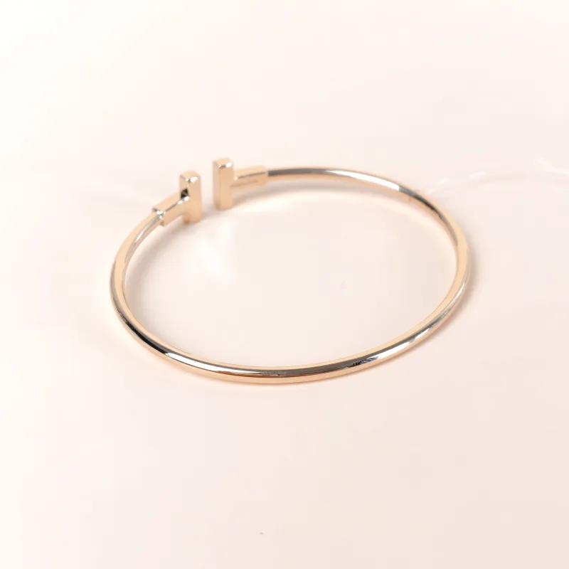 Tiffany&Co. Bangle T Collection T Rose Gold 18KR ose Gold One Size 16.4cm — cover view 6 of 6