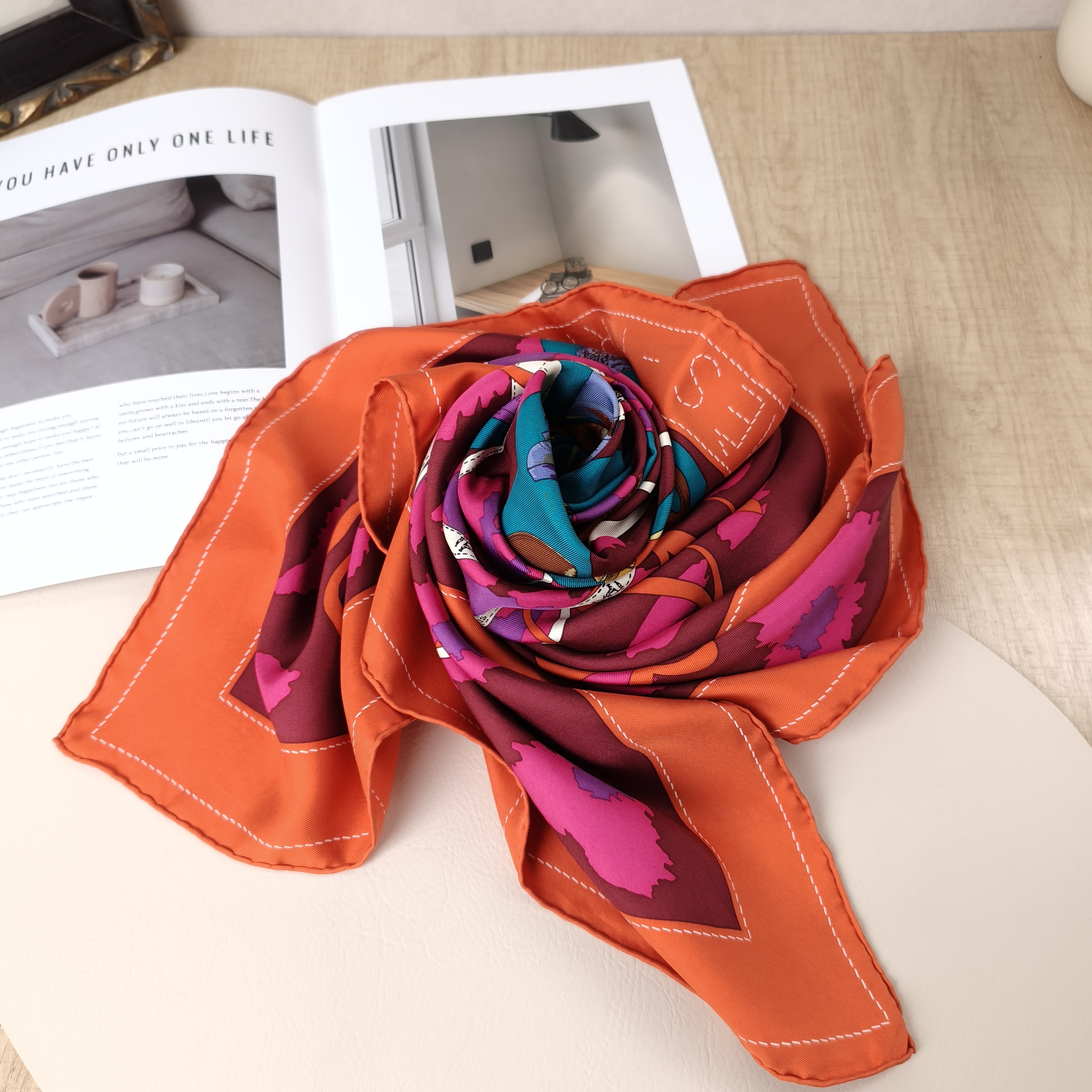 Hermès Colorblock One Size90*90 — cover view 12 of 12