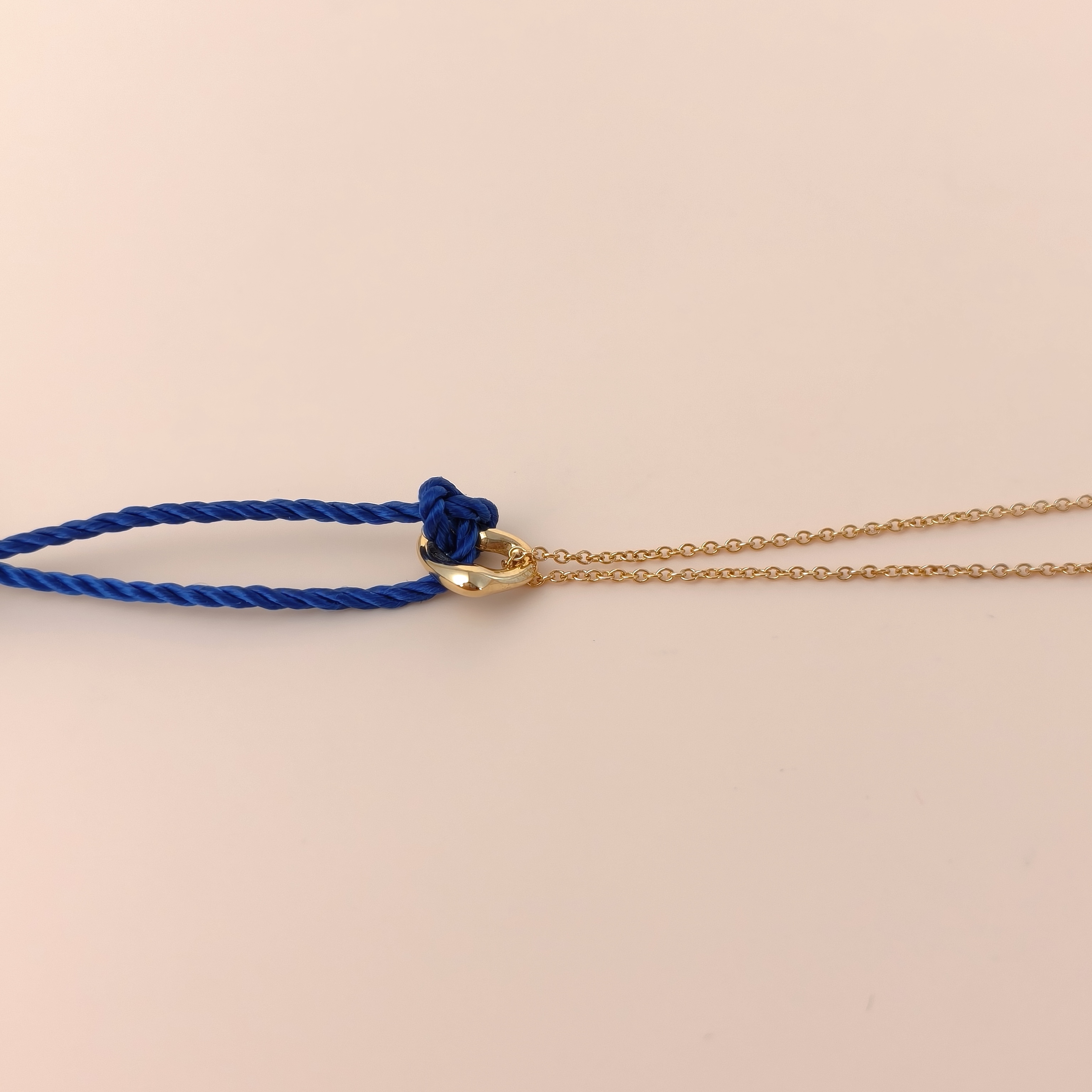 Tiffany&Co. Necklace Elsa Peretti Collection Open Heart Necklace Yellow Gold 18KY ellow Gold One Size40cm — cover view 3 of 8