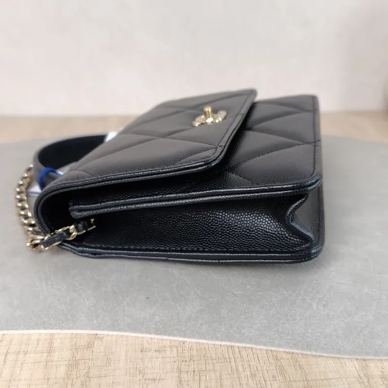 Chanel Backpack Backpack Black Calfskin One Size 18.2 × 5 × 14 cm — detail view 12 of 13