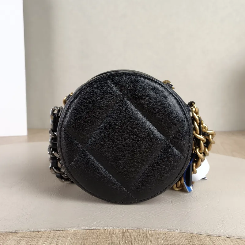 Chanel Crossbody Bag19bag Black Lambskinmini12 × 4.5 × 12 cm — cover view 3 of 4