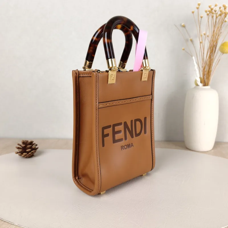 FENDI Crossbody Bagsunshine Caramel Calfskinmini13 × 6.5 × 18 cm — cover view 2 of 5