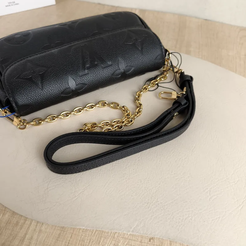 Louis Vuitton Crossbody Bag IVY Black Empreinte Embossed Calfskin Small 23.5 × 4.3 × 12 cm — detail view 6 of 12