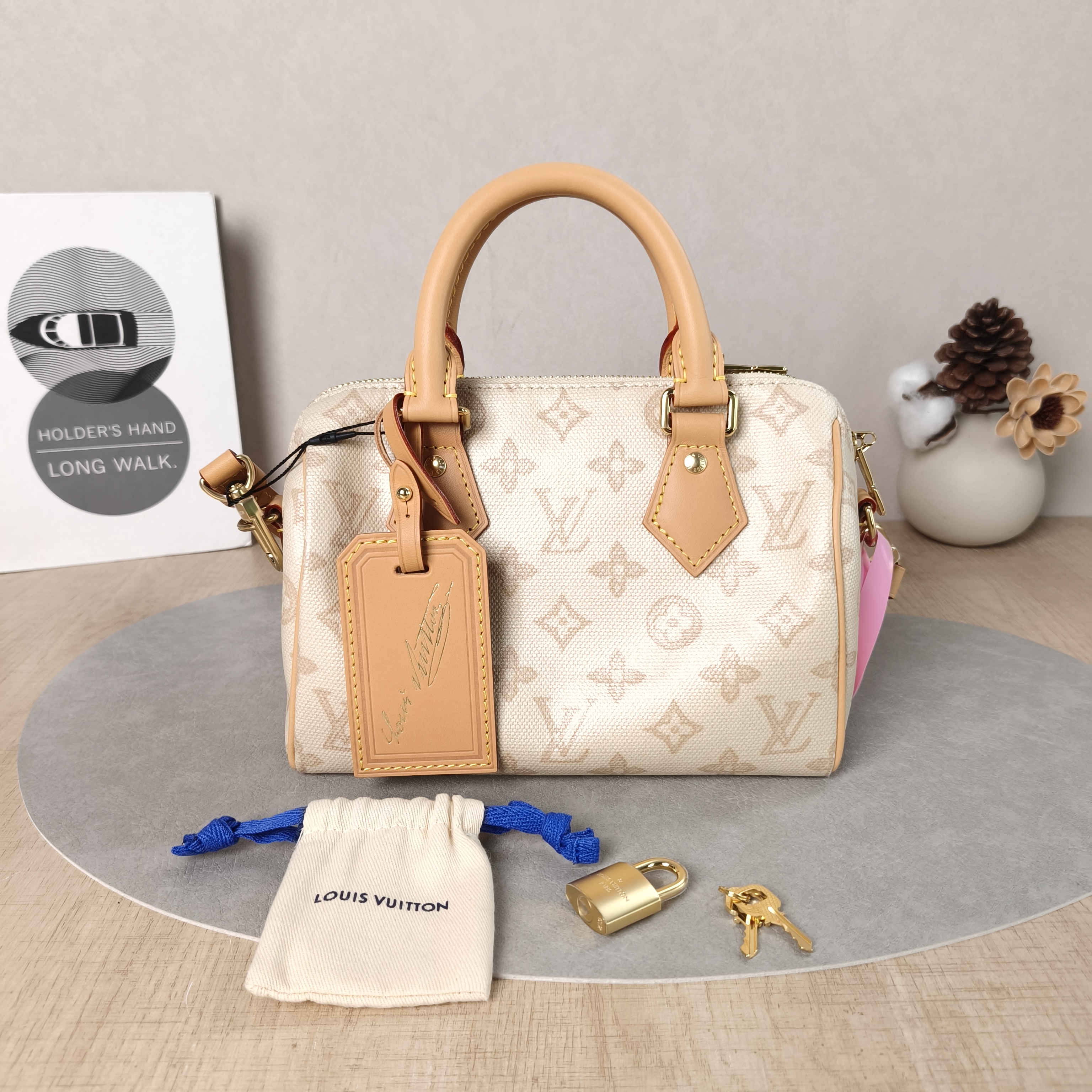 Louis Vuitton Crossbody Bag Speedy20Brown Colorblock PVC One Size20.5 × 12 × 13.5 cm — cover view 6 of 6
