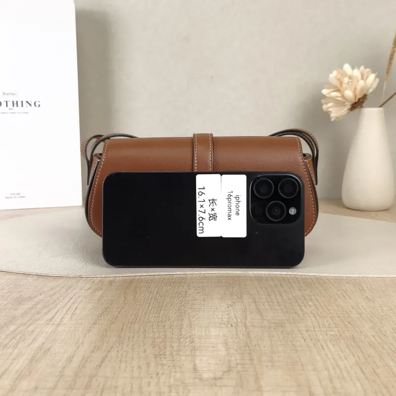 CELINE Crossbody Bag TABOU Brown Calfskinmini18 × 5 × 8 cm — cover view 5 of 5